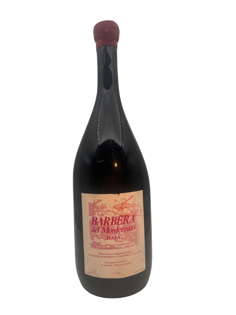 Barbera del Monferrato 1990 Flasche