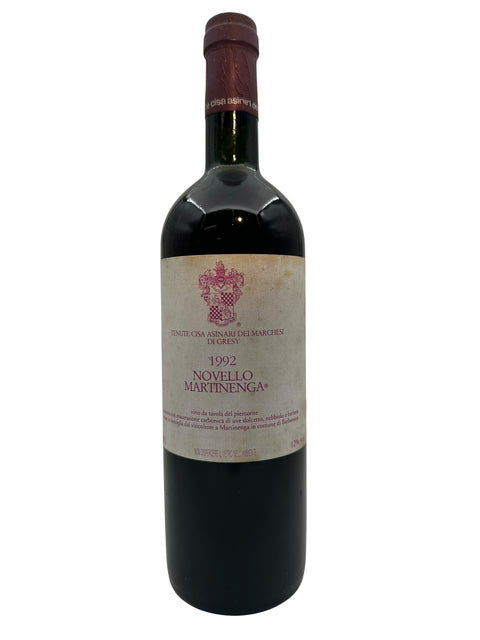 Flasche Rotwein Novello Tenute Cisa Asinari 1992