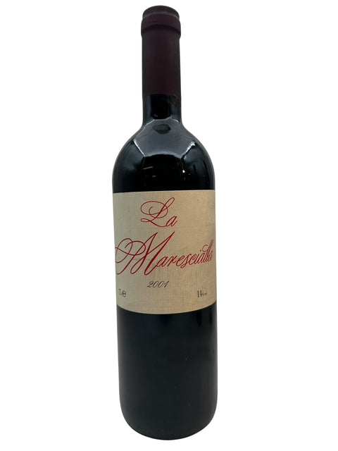 La Marescialla 2001 Flasche Rotwein