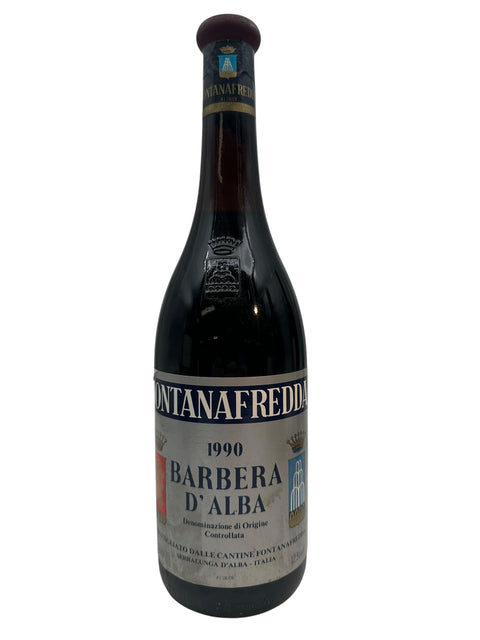 Barbera d'Alba Fontanafredda 1990 Flasche