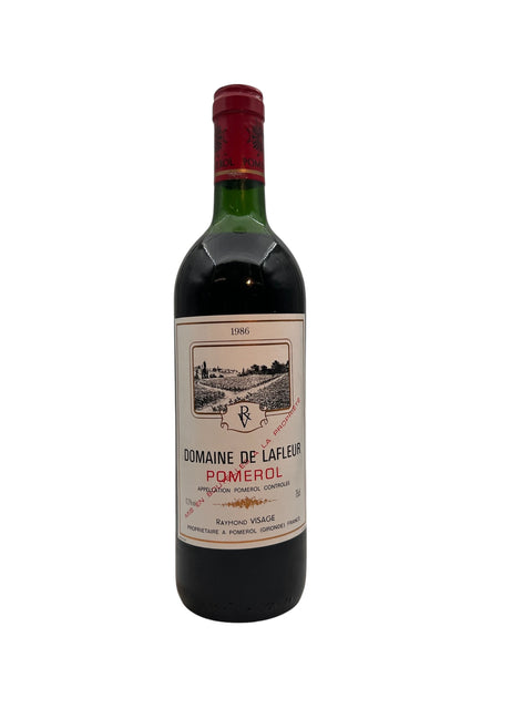 Flasche Rotwein Domaine de Lafleur Pomerol 1986