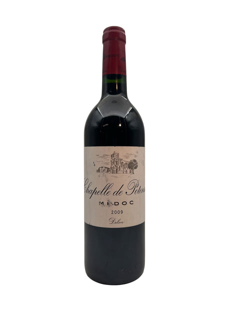 Flasche Rotwein Chapelle de Potensac Delon 2009