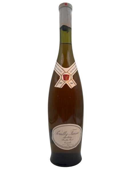 Flasche Weißwein Pouilly Fuissé Georges Duboeuf 1987