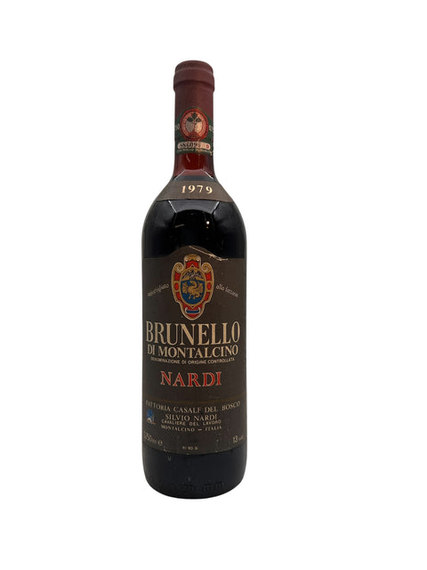 Brunello di Montalcino Nardi 1979 Flasche