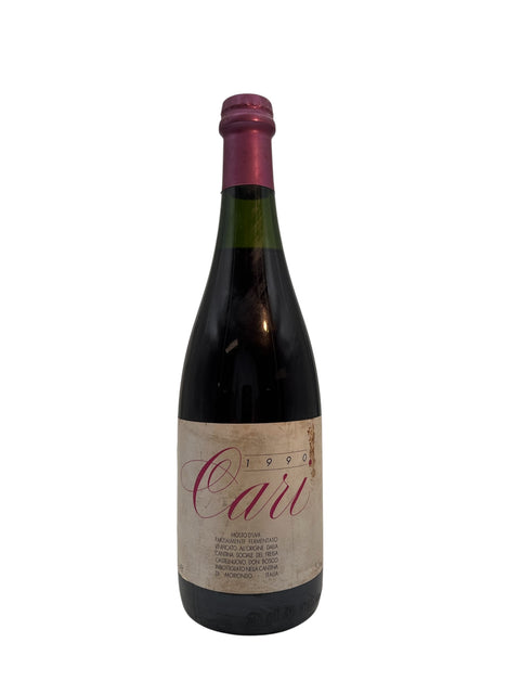 Flasche Rotwein von Cari Cantina Sociale di Casorzo 1990