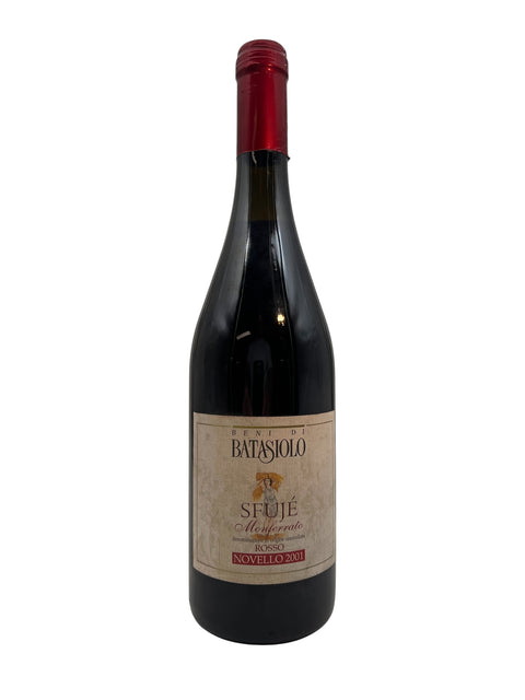 Beni di Batasiolo Sfujé Monferrato Rosso 2001 Flasche