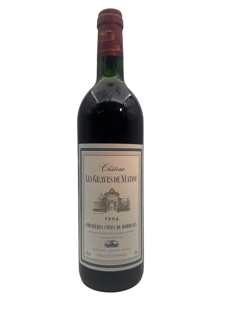 Flasche Rotwein Château Les Graves de Maimou 1994