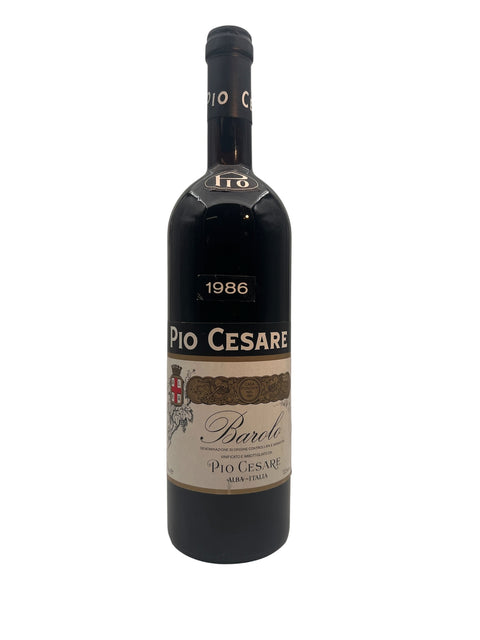Flasche Barolo Pio Cesare Jahrgang 1986