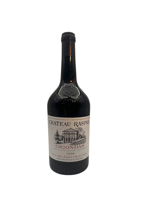 Flasche Gigondas Chateau Raspail 1990 Rotwein