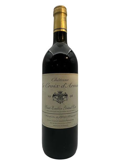 Flasche Château La Croix d'Armens 1998 Saint-Émilion Grand Cru